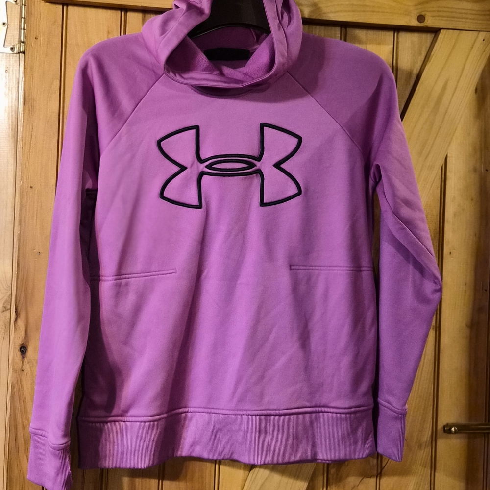 Under Armour Purple Hoodie with Logo